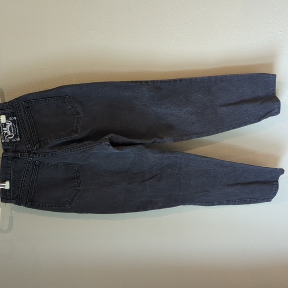 Y2K Vintage Outlaw Wanted Branded Washed Black Jeans Made In USA Women's Size 7 - Picture 9 of 13